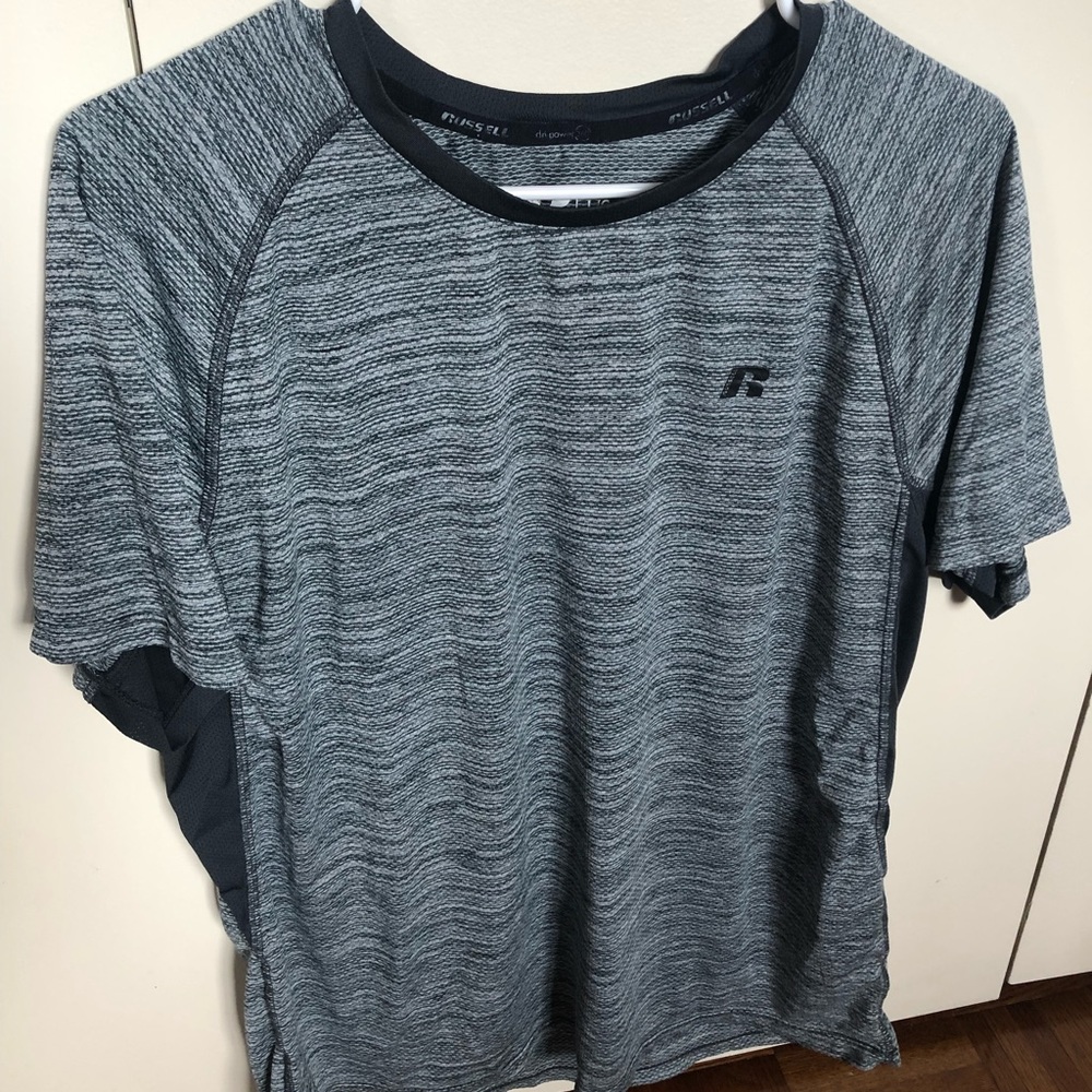 Mens Large Graphite Performance Dry-fit T-Shirt